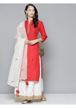 Red Pant Suit Readymade